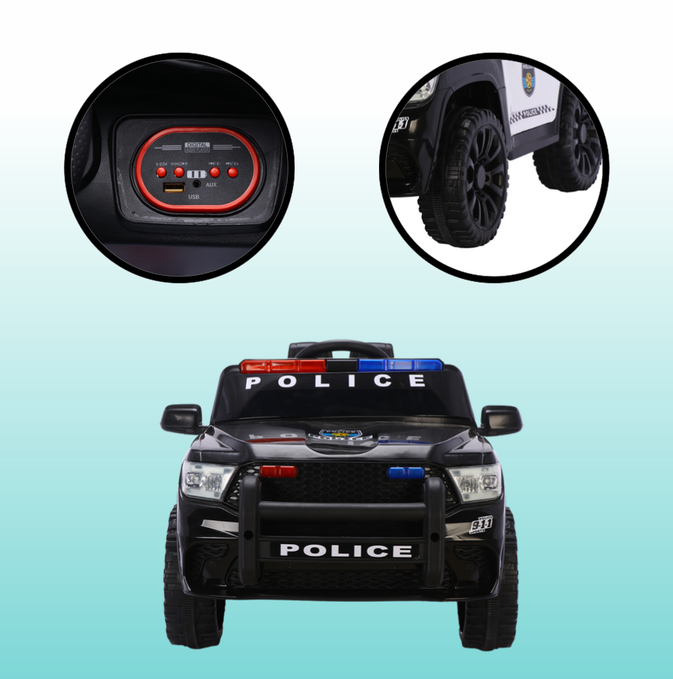 Voiture Électrique Enfant SUV Police 911 12V